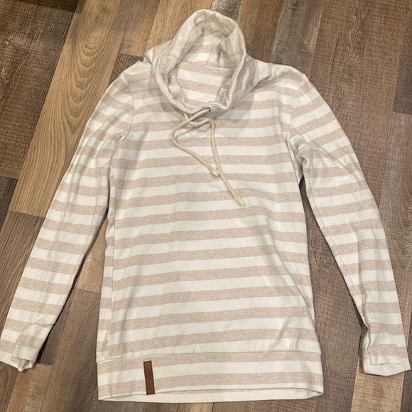 Ampersand Ave cowl neck sweatshirt - Picture 1 of 5
